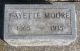 Fayette A MOORE