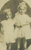 WELLER- Phyllis Velma WELLER (1907-1936), left, and Dorothy Arline WELLER (1906-1963), daughters of Roy Wilford WELLER (1882-1961) and Ruth Edna BURT (1887-1952).