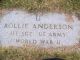 ANDERSON, Rollan T (1914-1999)- Spouse: Florence Irene MOORE (1921-2003)- Military marker.
