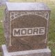MOORE Family Site Marker- for Herbert Clarence MOORE (1857-1915), Lenna 'Lennie' Leota BROOKS (Moore) and Otis Harold MOORE (1899-1927).