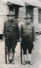 MOORE, John James (1896-1968), left, and friend Antoine Piper in 1918 at Camp Jackson in Jacksonville, FL during WW I.
