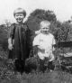 MOORE- Florence Irene MOORE (Anderson) (1921-2003) and brother, LeRoy Robert MOORE (1923-1998). Photo believed taken in mid-1920's.