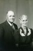 MOORE, John James (1896-1968) and spouse, Cora Edith KEHOE (1895-1963) on their 40th wedding anniversary in 1957.