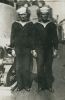 MOORE, Robert Gordon (1899-1956), on the right, with friend John Patterson on board the USS Massachusetts in 1918 during WW I. 